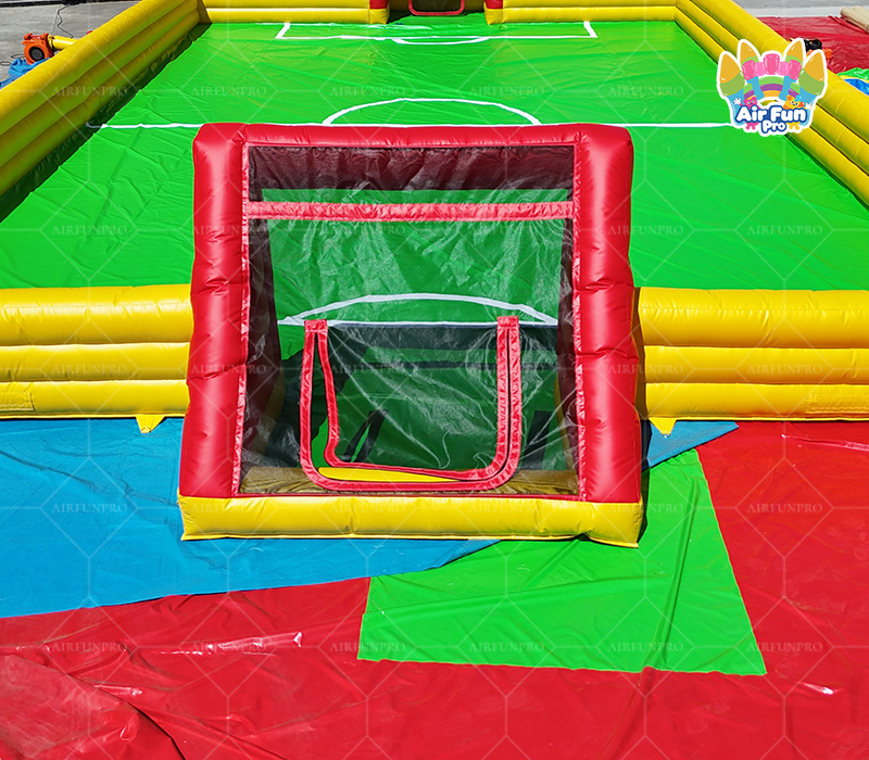 2026 New Style Customizable Commercial PVC Tarpaulin Inflatable Football/Soccer Field Sports Adults for Rental Sales AirFunPro