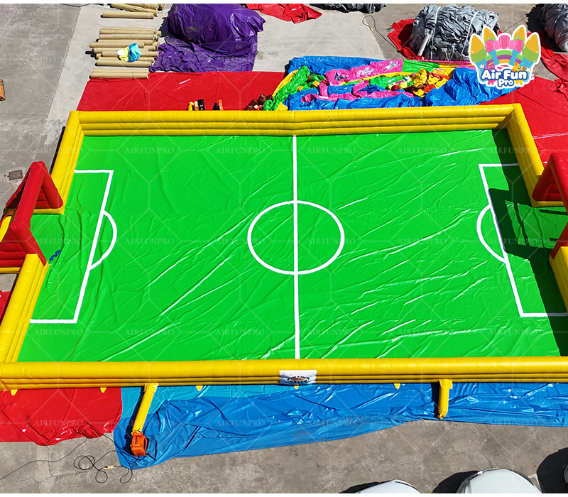 2026 New Style Customizable Commercial PVC Tarpaulin Inflatable Football/Soccer Field Sports Adults for Rental Sales AirFunPro