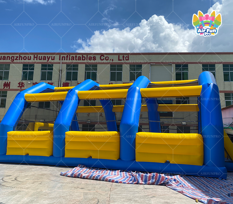 Airfunpro Street 3V3 Football Air Pitch Inflatable Soccer Tube 15x10M Movable Customizable Color