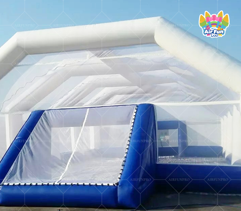 Airfunpro Street 3V3 Football Air Pitch Inflatable Soccer Tube 15x10M Movable
