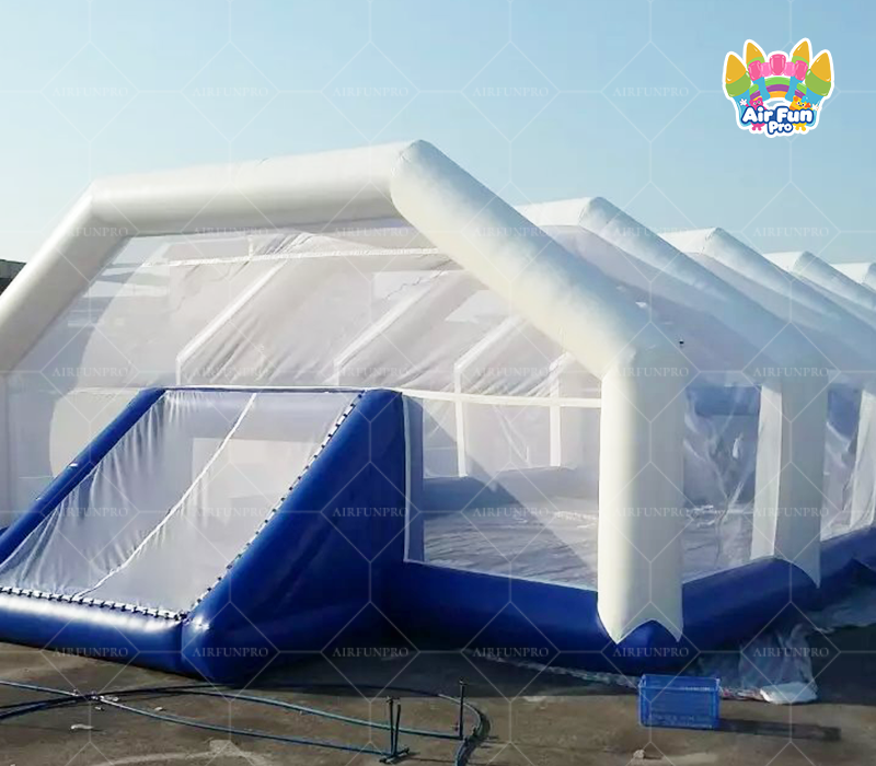 Airfunpro Street 3V3 Football Air Pitch Inflatable Soccer Tube 15x10M Movable