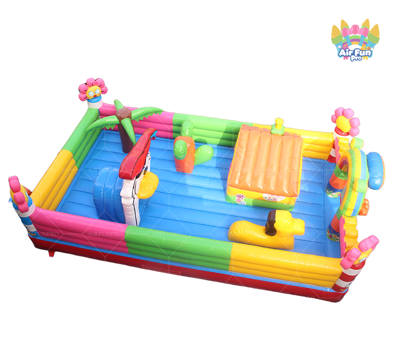 Multi-function Inflatable Fun City Kids Obstacle Playground Commercial Bounce House for Rental Business