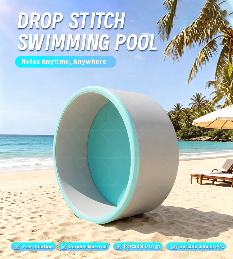 Versatile Drop‑Stitch Inflatable Pool 2600D DWF Heavy‑Duty Water Tub for Multi‑Scene Use