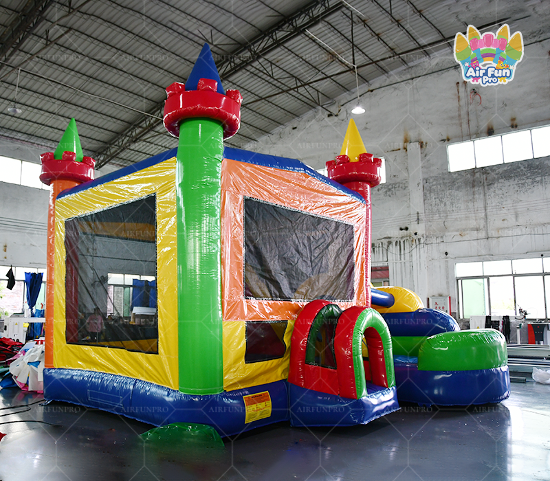Custom Inflatable Bouncer Slide Combo Commercial Grade PVC Dry Slide Eco-Friendly Kids Jumping Playground for Rental