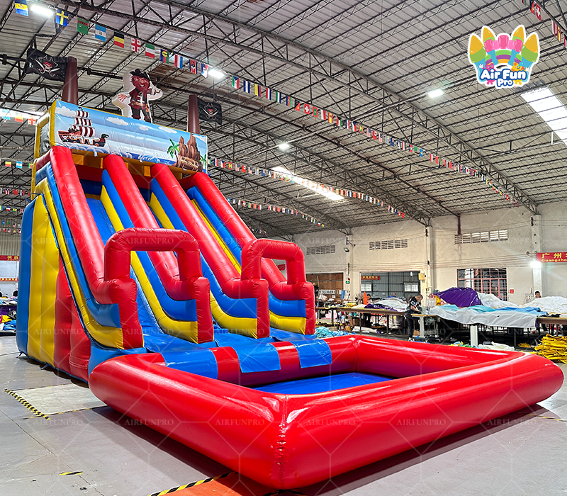 Inflatable Water Play Park Equipment Commercial Large Water slide Pool Water Slides Inflatable Bouncer Playground for Kids