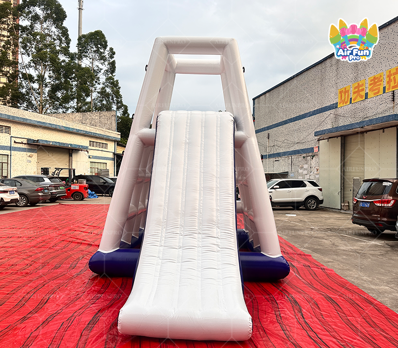 Inflatable Water Tower Climb Slide | Commercial Floating Water Jungle Gym For Lake Sea Water Park