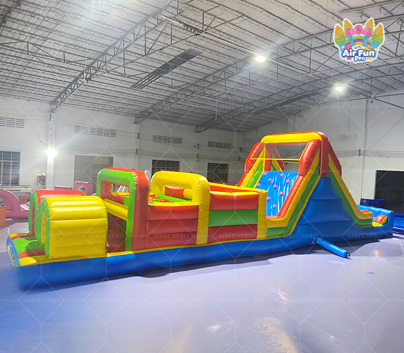 Commercial Grade PVC Kids Play Inflatable Bouncy Obstacle Course Challenge Outdoor for Kids
