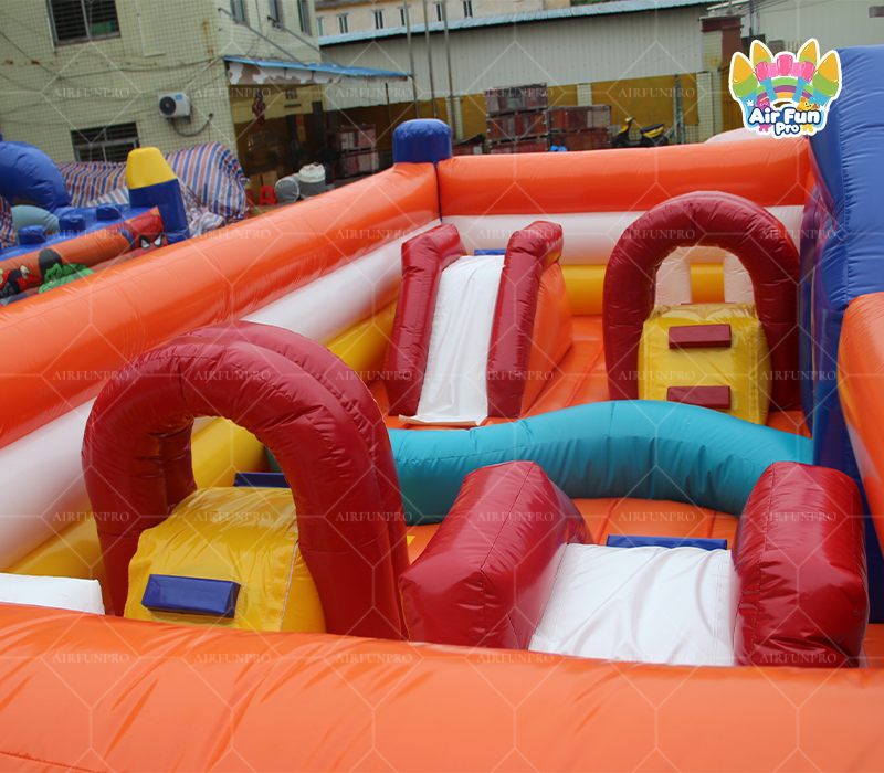 Multi‑Obstacle Inflatable Bounce Yard | Commercial Kids Bounce Playground
