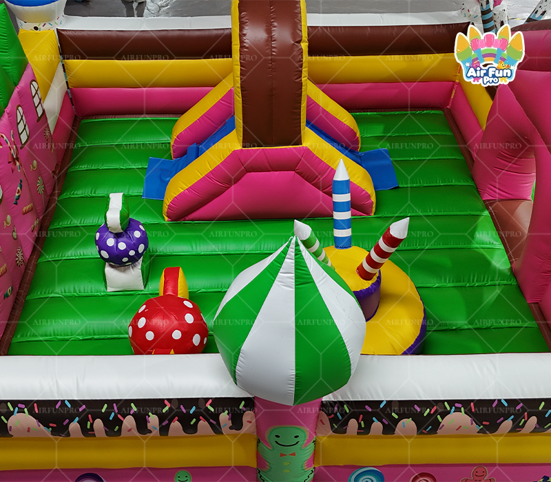 Candy Land Inflatable Bounce House | Sweet Dessert Themed Commercial Bouncy Playground