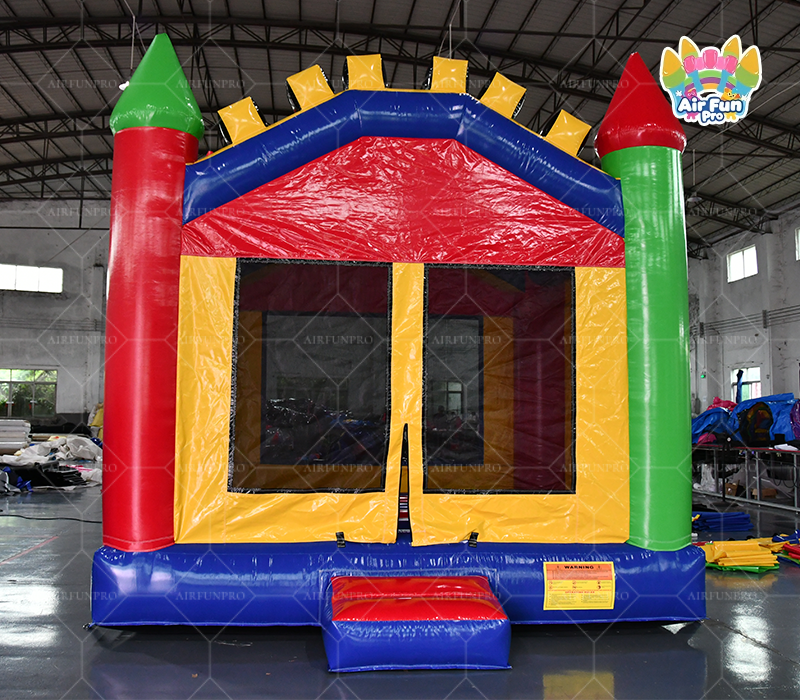 Classic Primary‑Color Inflatable Castle Bounce House | Commercial Standard Bouncy Jumper