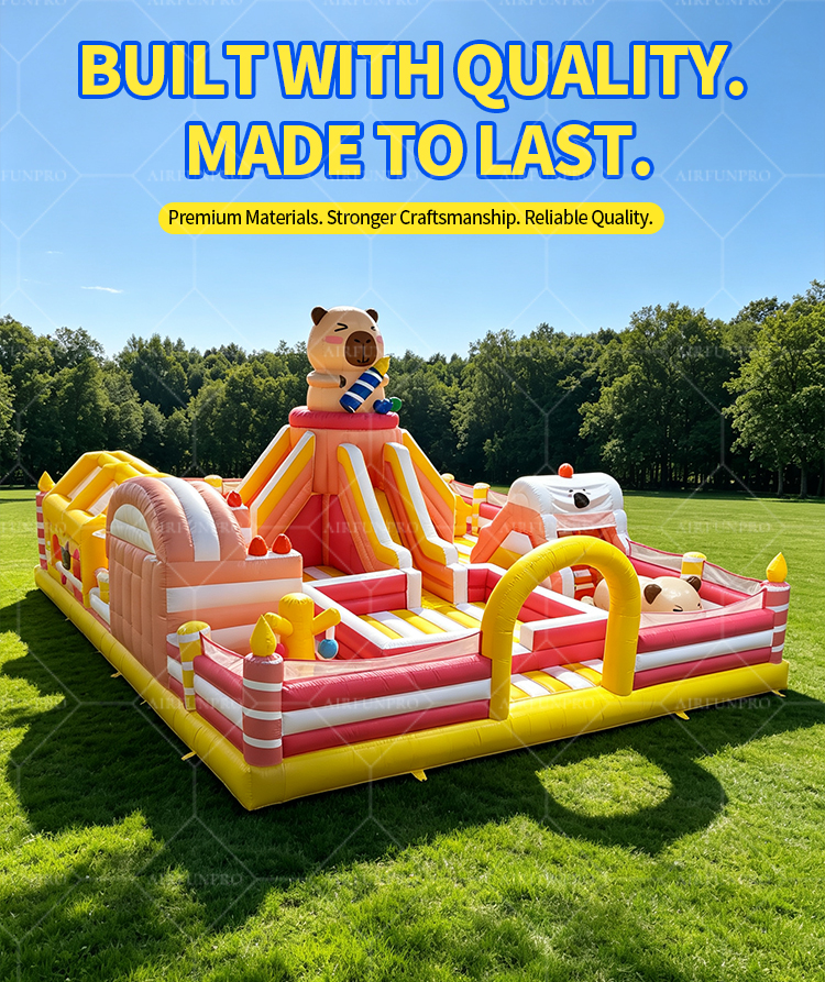 Inflatable Playground Amusement Park Inflatable Theme Park Inflatable Obstacle Course Bounce House Slide Bouncer Court Combo