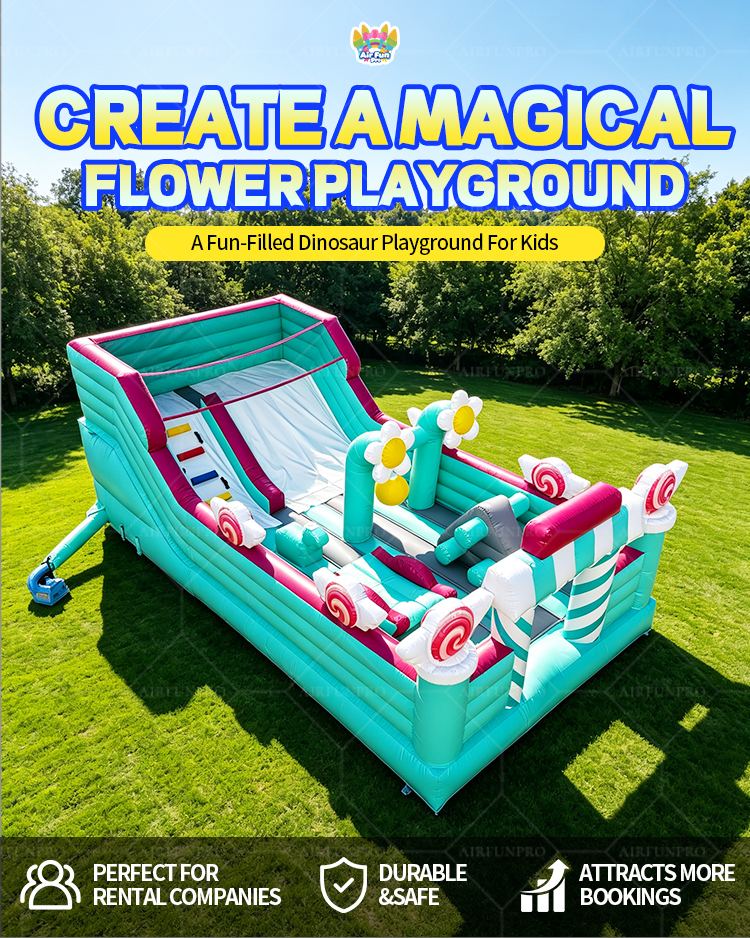 Commercial Inflatable Bounce House Amusement Jumping Castle Climbing Park Slides Combo Kids Inflatable Theme Park Fun Zone Activity