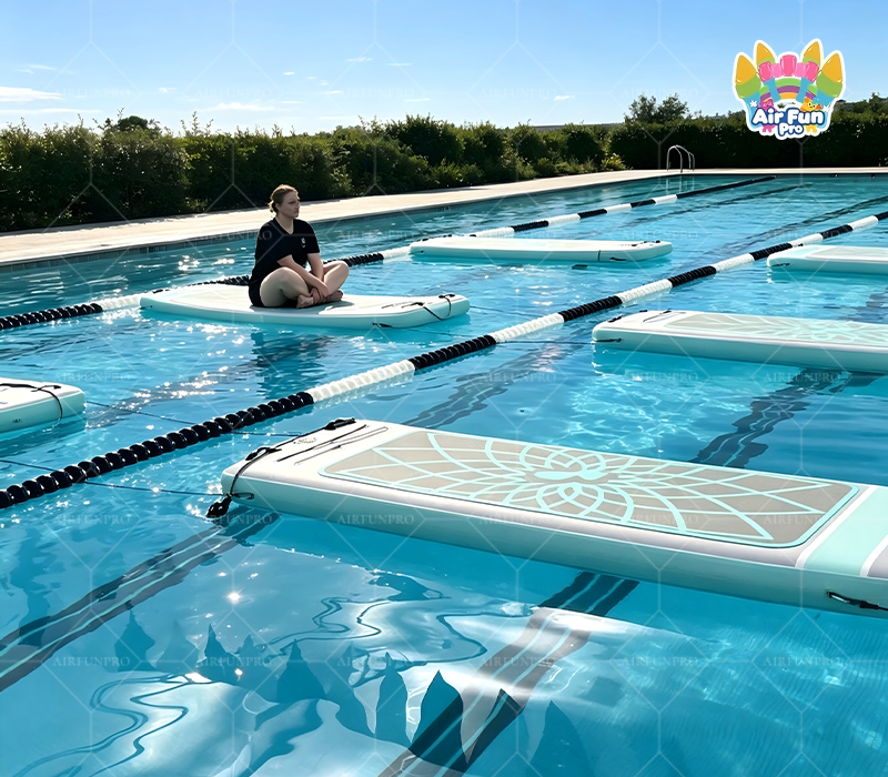 Inflatable SUP Yoga Paddle Board | Durable Drop Stitch Water Yoga Stand‑Up Paddle Board