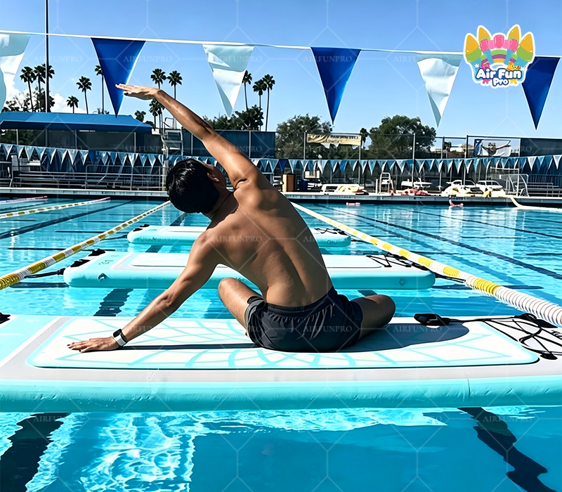 Inflatable SUP Yoga Paddle Board | Durable Drop Stitch Water Yoga Stand‑Up Paddle Board
