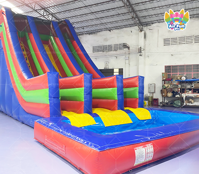 Commercial Inflatable Water Park Slide With Pool for Kids Inflatable Waterslides with Pool For Home With Blower