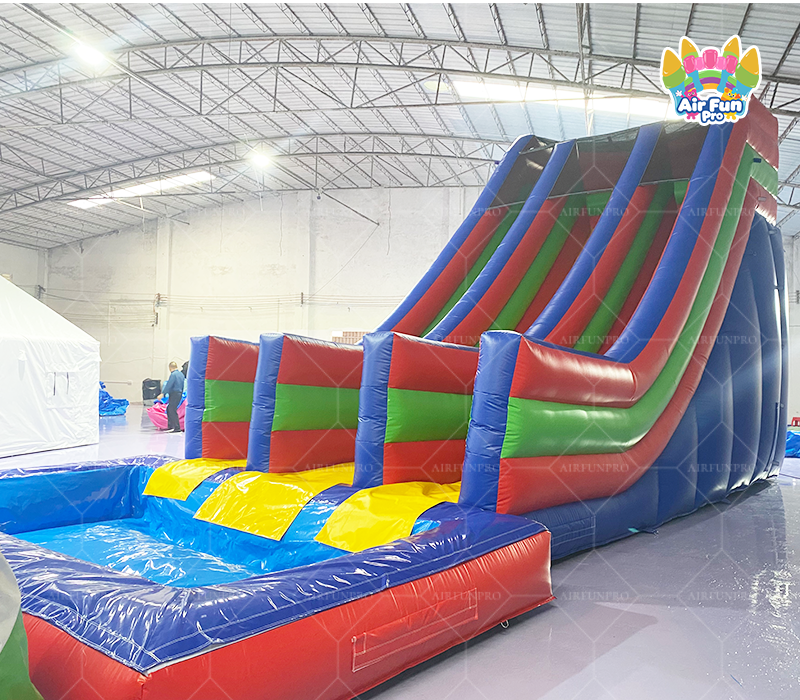 Commercial Inflatable Water Park Slide With Pool for Kids Inflatable Waterslides with Pool For Home With Blower