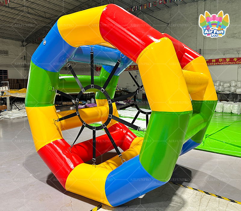 Inflatable Water Roller | Floating Water-Walking Hamster Wheel (Suitable for Pools, Lakes, and Water Parks)