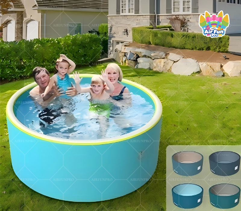 OEM Grade Drop Stitch Inflatable Pool Center Seat for Children Customizable Sizes 2x2m-8x8m Heavy Duty UV Resistant