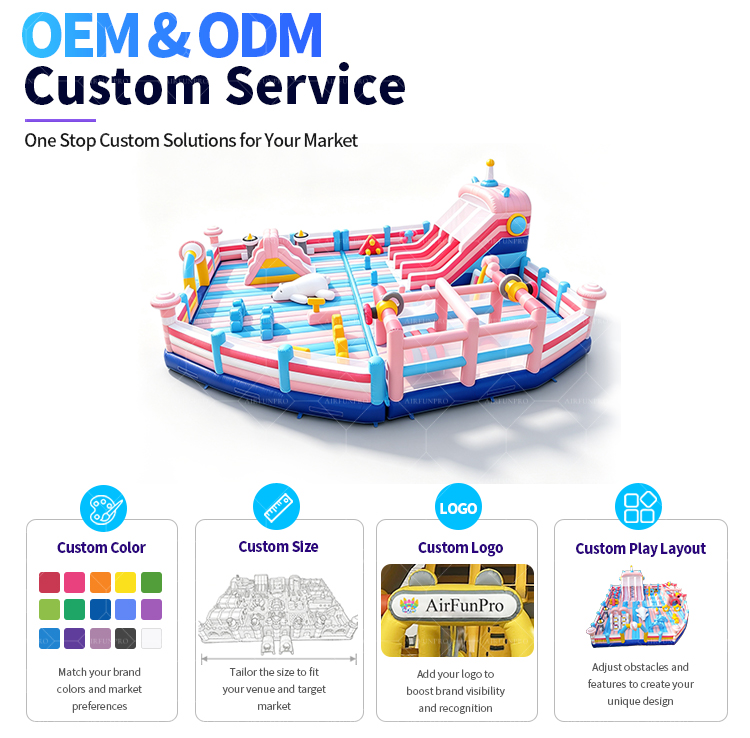 Heavy Duty All-ages Commercial Inflatable Theme Park Customizable Inflatable Giant Bouncer Amusement for Kids