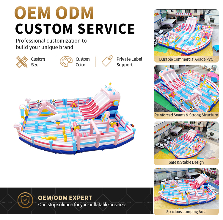 Heavy Duty All-ages Commercial Inflatable Theme Park Customizable Inflatable Giant Bouncer Amusement for Kids