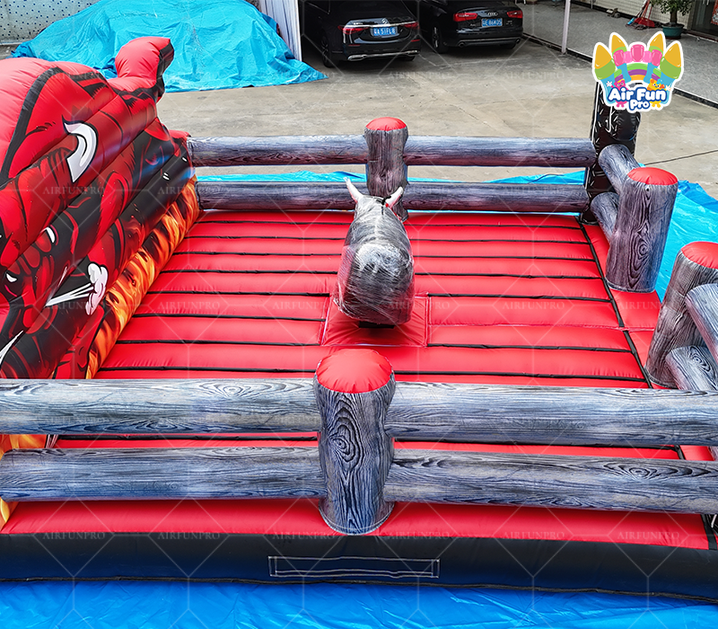 Wholesale New Design Factory Adult Inflatable Mechanical Bull Motor Inflatable Games for Party Fun Sport Game