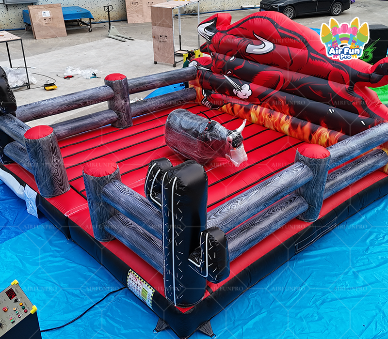 Wholesale New Design Factory Adult Inflatable Mechanical Bull Motor Inflatable Games for Party Fun Sport Game