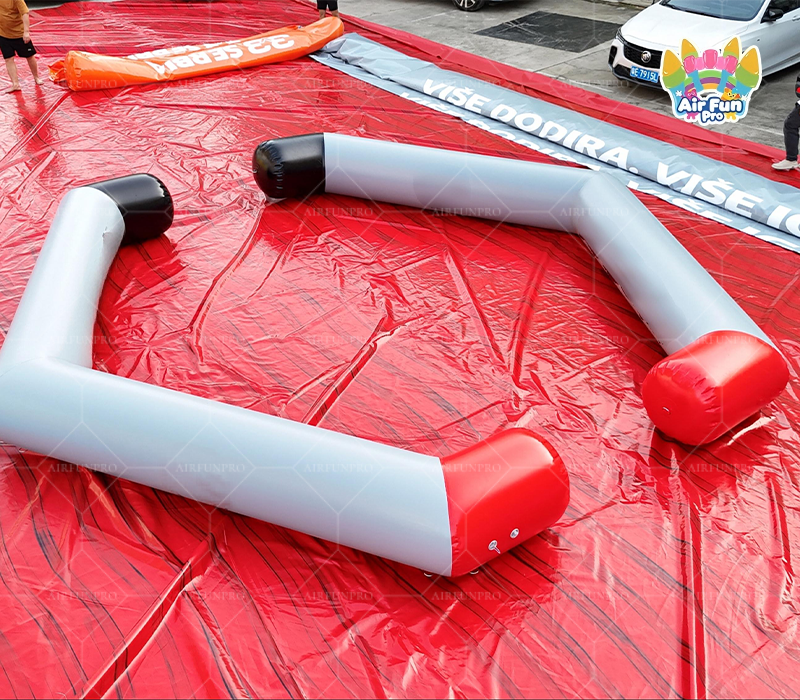 Inflatable Football Field Air Tube Barrier｜Commercial Inflatable Soccer Pitch Boundary Tube for Event