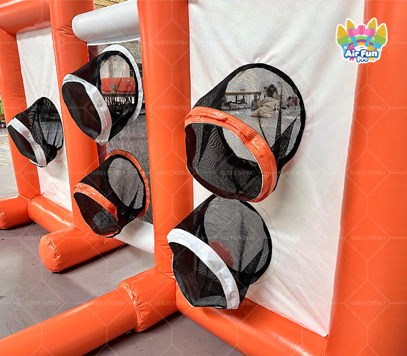 Hot Sale Inflatable Football Target Game Multi-hole Soccer Shoot Challenge Inflatable Sport Game for Outdoor Amusement