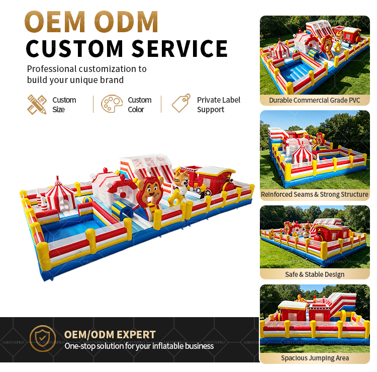 Multi Play Inflatable Obstacle Course｜Commercial All-in-One Inflatable Playground