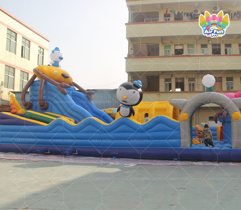 Octonauts Ocean Themed Inflatable Fun City｜Commercial Large Inflatable Playground With Slide