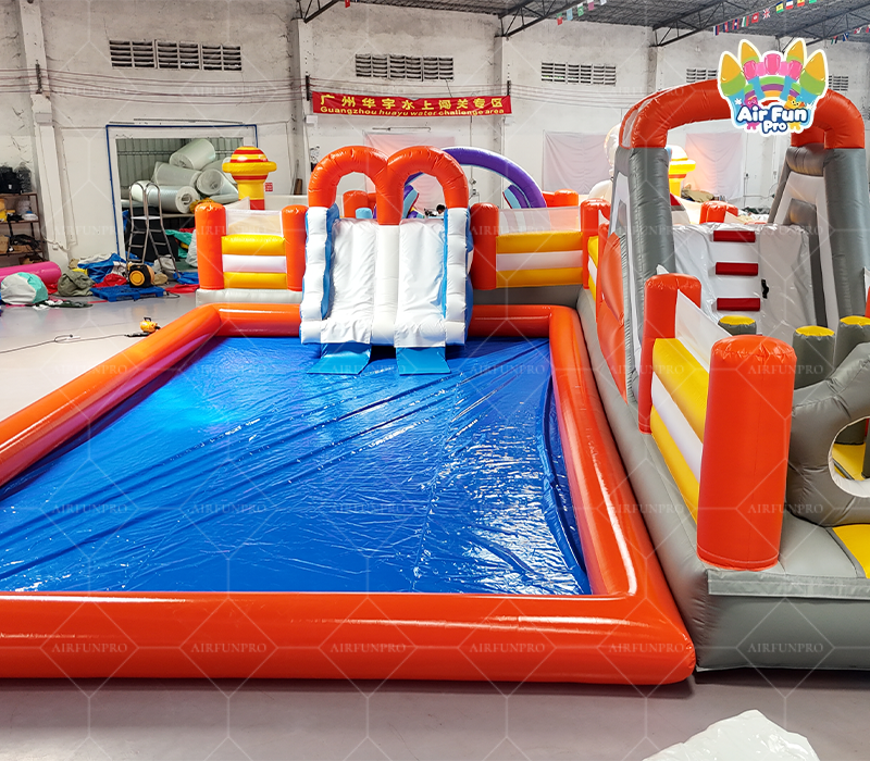 Space Cat Themed Inflatable Playground | Commercial Multi-function Inflatable Activity Park