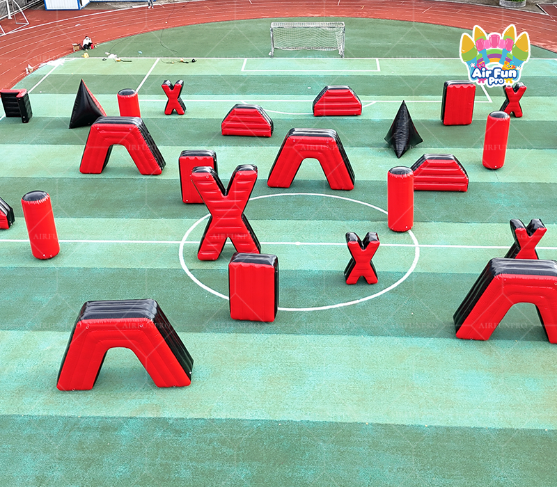 Wholesale Interactive Paintball Field Inflatable Obstacle Bunkers Paintball air Bunkers Inflatable CS Shooting Games
