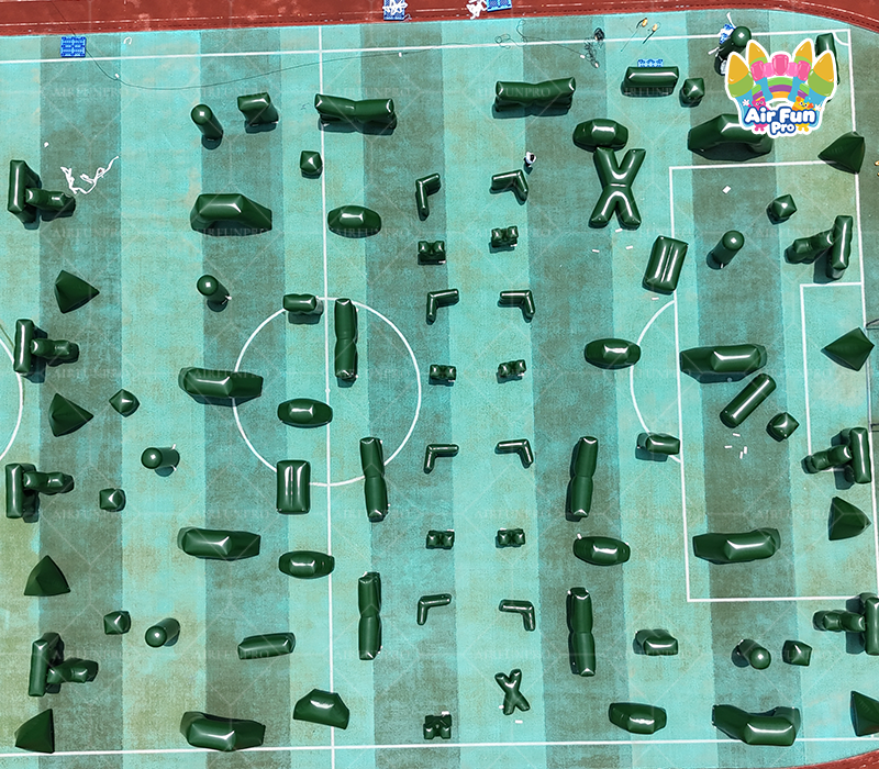 Inflatable Paintball Bunkers Inflatable Air Bunker Obstacles Paint Shooting Games Shooting Game Playground Obstacles