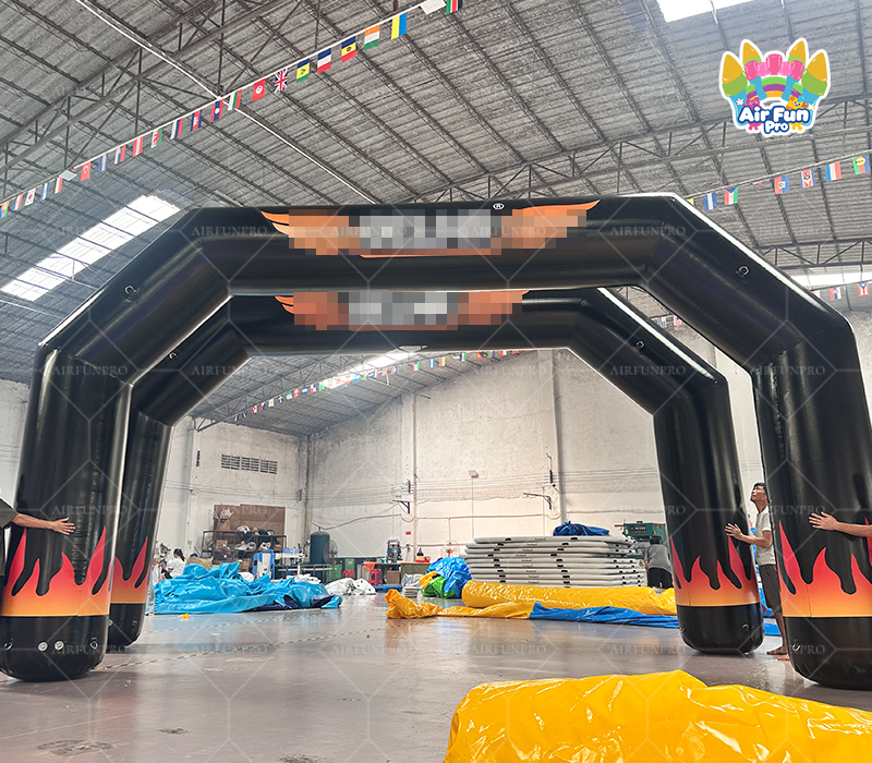 Custom Race Sport Inflatable Arch Inflatable Arch Advertising Air Start Finish Line Event for Promotion Exhibition Outdoor