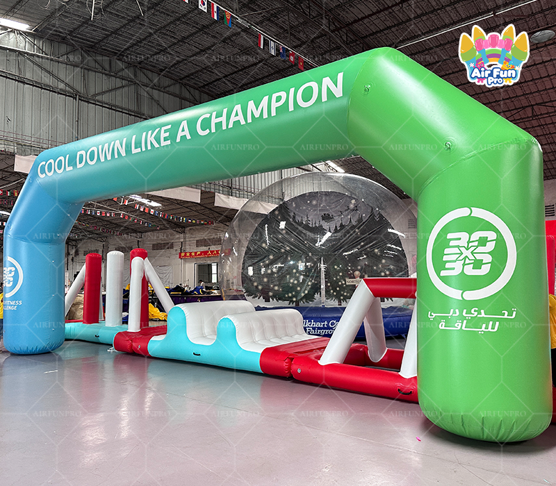 Printing Oxford PVC Custom Inflatable Arch Start Finish Line Inflatable Entrance Arch Inflatable Arch for Race Outdoor Event Advertising