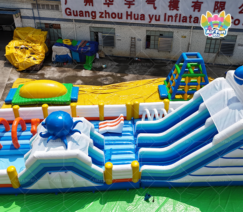 Ocean Themed Inflatable Water Park｜Commercial Giant Inflatable Water Slide Playground