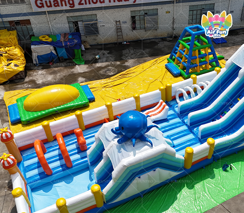 Ocean Themed Inflatable Water Park｜Commercial Giant Inflatable Water Slide Playground