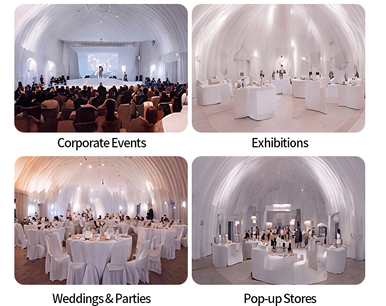 Airtight Inflatable Dome Tent for Events & Exhibitions