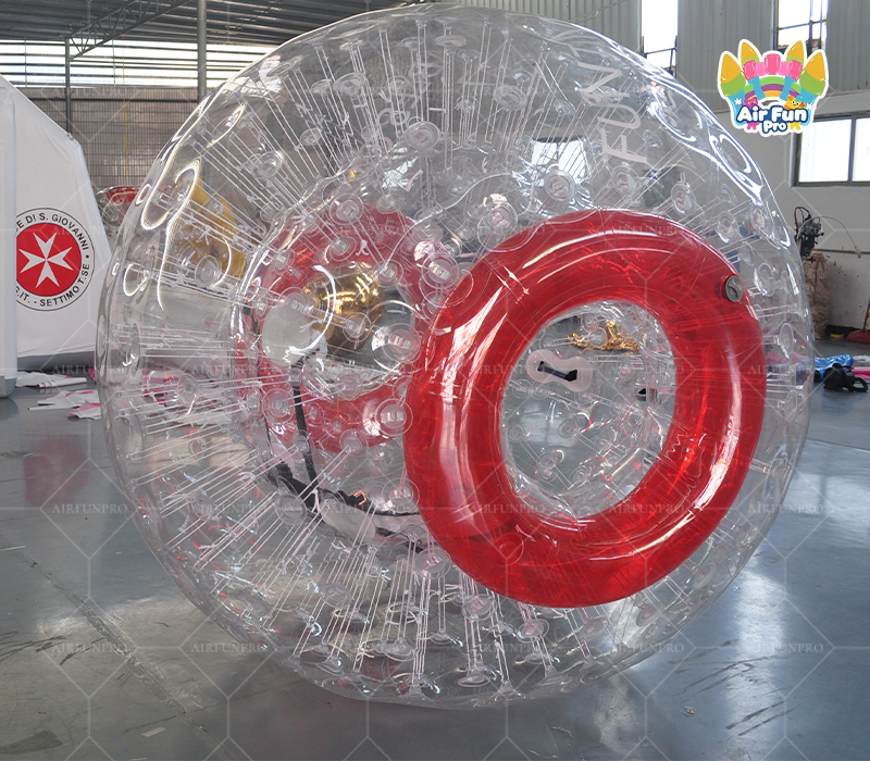 Transparent Inflatable Zorb Ball | Commercial Grass Rolling Ball for Outdoor Event Rental