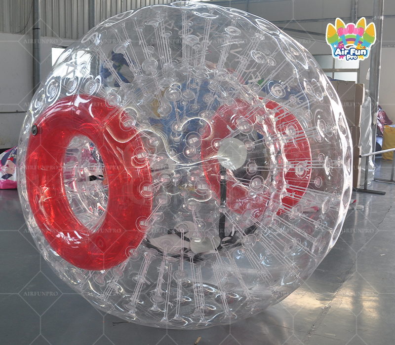 Transparent Inflatable Zorb Ball | Commercial Grass Rolling Ball for Outdoor Event Rental