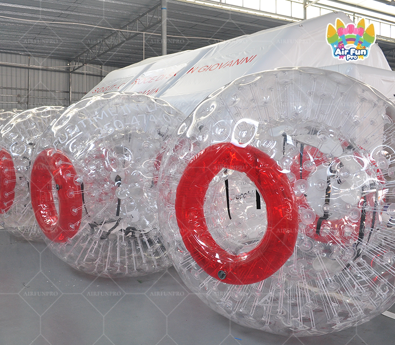 Transparent Inflatable Zorb Ball | Commercial Grass Rolling Ball for Outdoor Event Rental