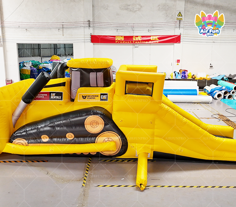 Giant Bulldozer Inflatable Bouncer Inflatable slide Bouncy castle