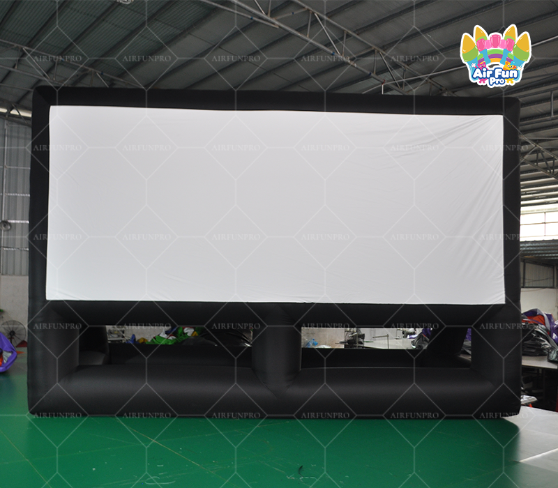 Outdoor Inflatable Movie Screen Large Inflatable Projection Screen for Backyard Party Commercial Events Rental Business
