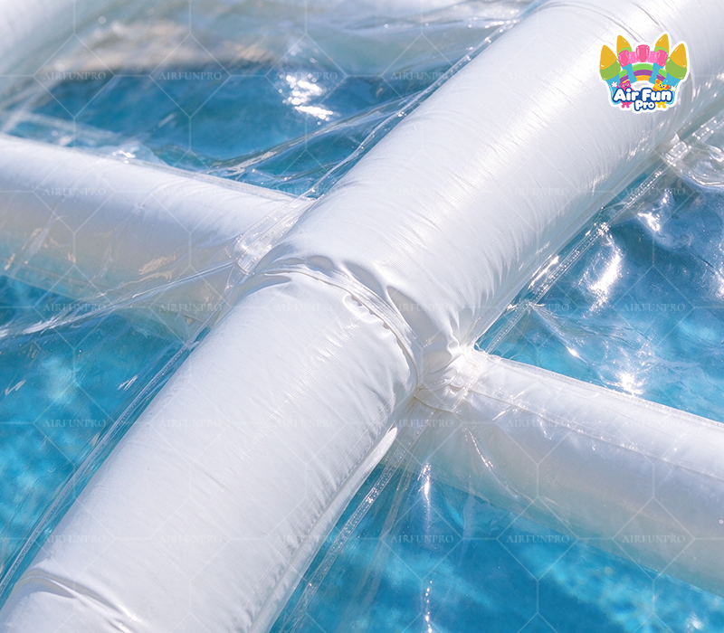 Heavy Duty Rental Grade Inflatable Pool Dome Enclosure, Reusable Clear Transparent Blow Up Pool Cover