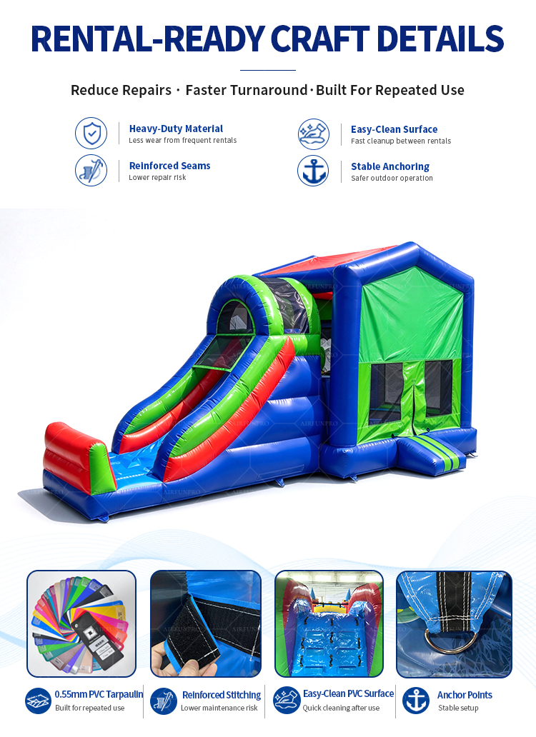Inflatable Bouncer Bounce House Inflatable slide dry slide Inflatable Amusement Park Bouncy Castle