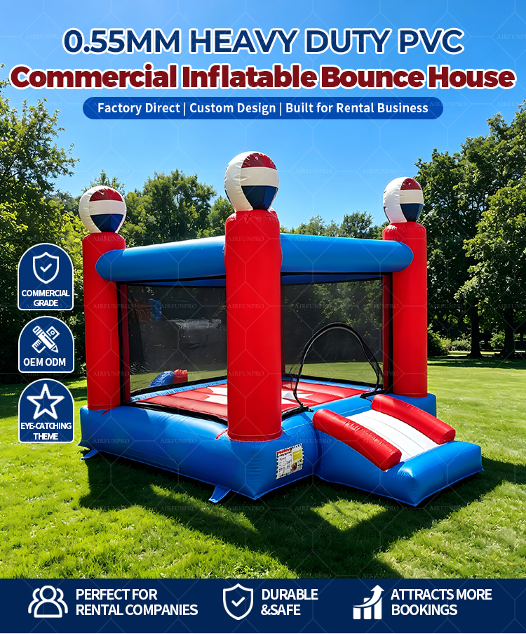 Big Inflatable Bounce House Inflatable Jumping Castle Bouncer Commercial PVC Bounce House Bouncy Castle for Kids Indoor Outdoor